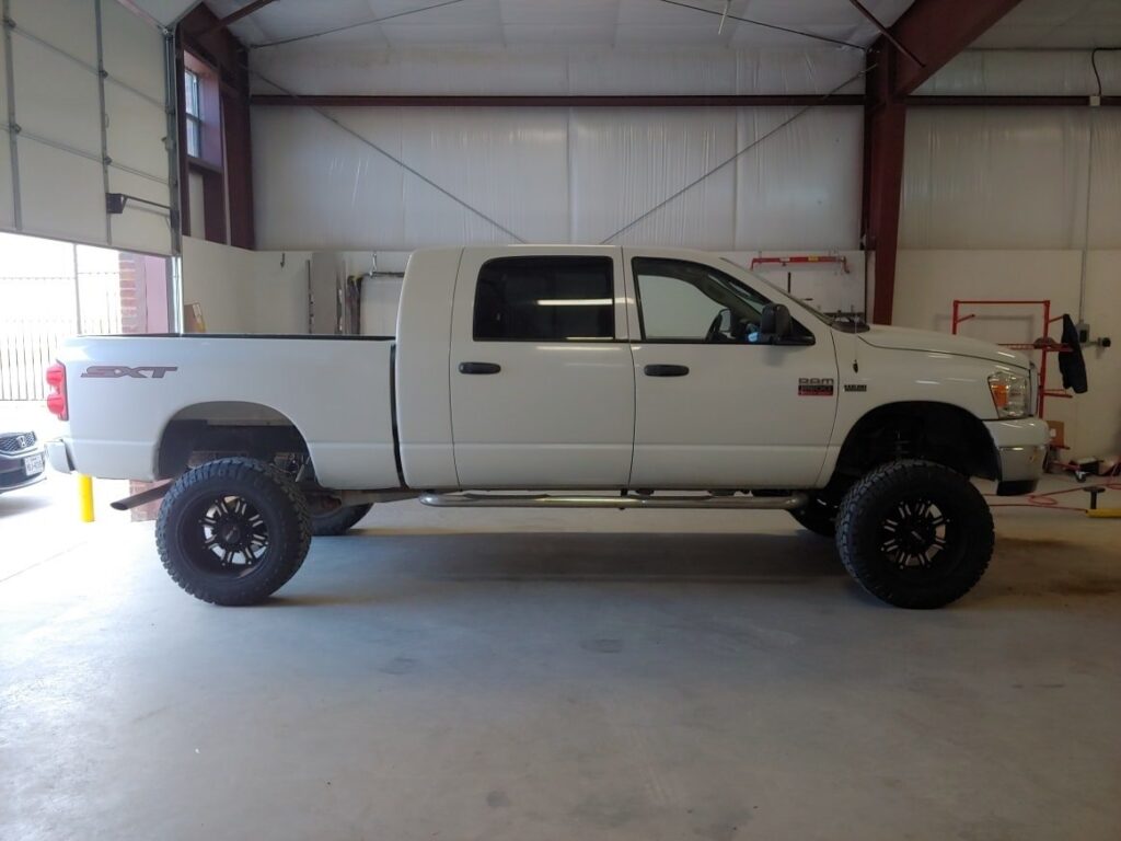 Ram 2500 with Lift Kit Side View